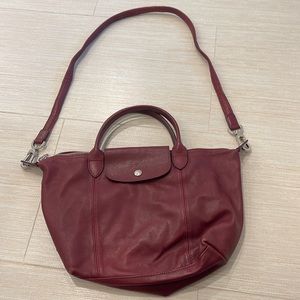 Longchamp Le pilage Cuir all leather bag